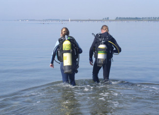 Plannen duikpas van de baan Duikers in Zeeland - Foto: Ferry van Dorst