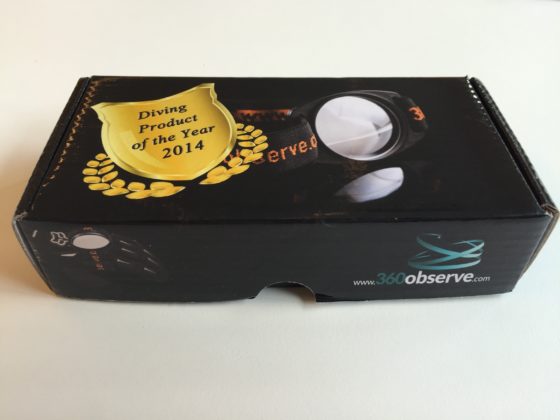 360Observe in de verpakking