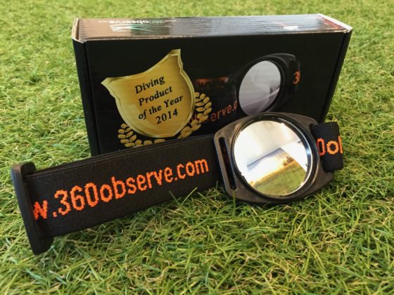 De 360Observer spiegel met verpakking