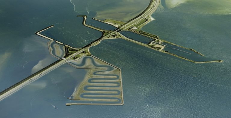 Vismigratierivier Afsluitdijk