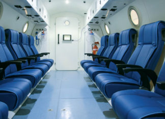 Aantal duikongevallen in Zeeland valt mee Decompressietank in het ADRZ in Goes