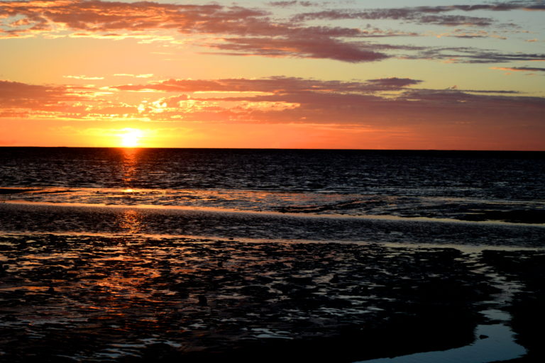 Zonsondergang boven de Noordzee - Foto: Frans Kohler / CC0 1.0