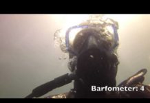 Overgeven tijdens het duiken